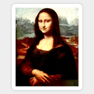 Mona Lisa Artwork Sticker